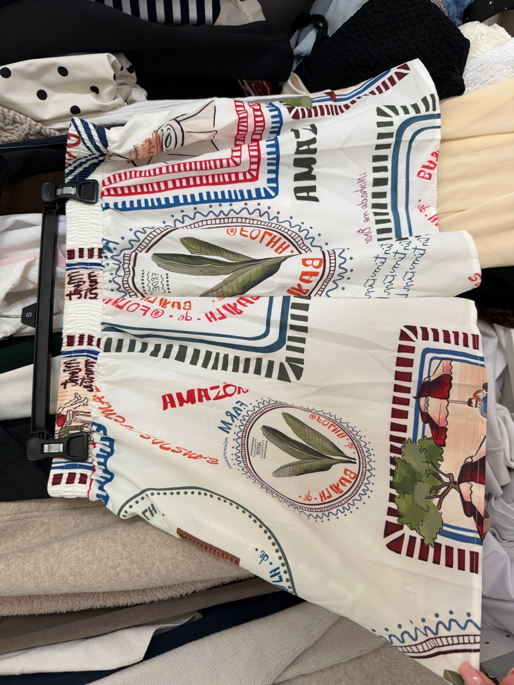 FARM Rio Amazônia Print Button-Up Shirt & Shorts Set - Size XL